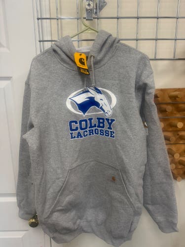 White Carhartt Men's Medium Colby lacrosse Sweatshirt (New)