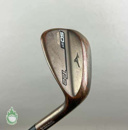 Used Mizuno T22 Copper S Grind Wedge 50*-07 110g Stiff Flex Steel Golf Club