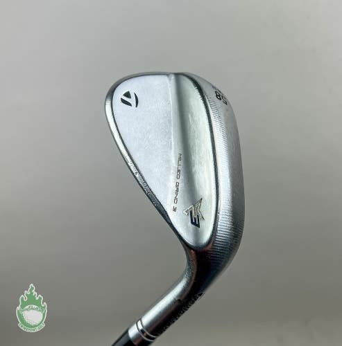 Used RH TaylorMade Milled Grind 3 SB 58*-11 110g Stiff Flex Steel Golf Club
