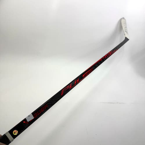 Used Left Red Bauer Pulse | 87 Flex P28 Curve Grip | Matt Gryzelcyk | BH132