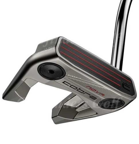 NEW Cobra Golf 2026 MIM NOVA 34" Single-Bend Putter KBS 120 w/ Super Stroke & HC