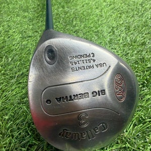 Callaway - Big Bertha S2H2 - 3 Wood - Graphite - Regular Flex - RH