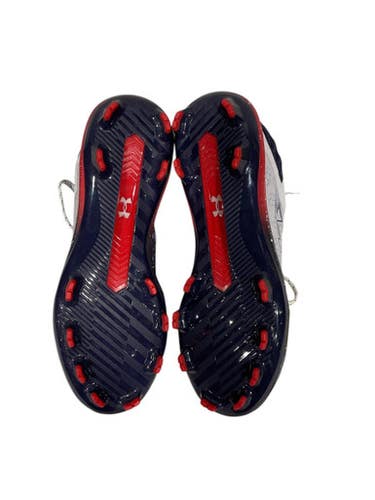 Used Under Armour OUT OF HERE BB/SB Cleats White Junior 05 11847-S000033221