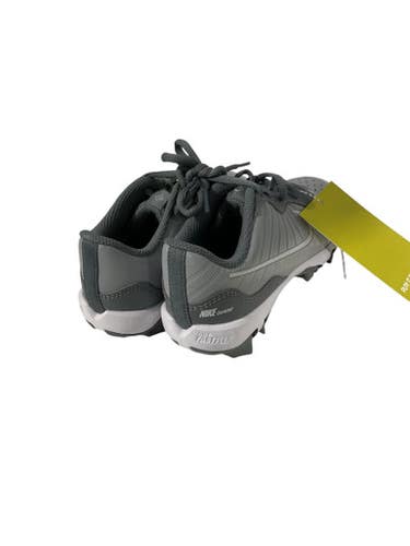 Used Nike DIAMO BB/SB Cleats Grey Youth 12.0 11847-S000033215