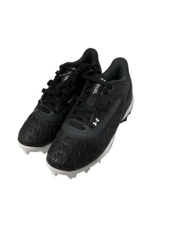 Used Under Armour BSBL BB/SB Cleats Black Youth 13.0 11847-S000033204