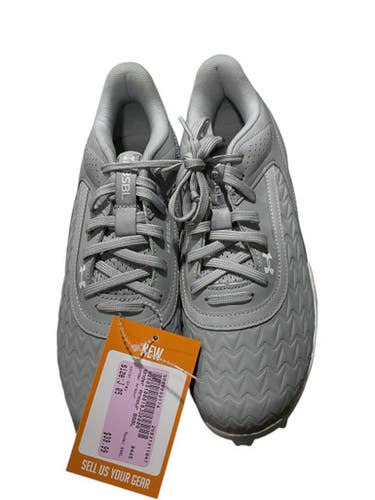 Used Under Armour BSBL BB/SB Cleats Grey Junior 05 11847-S000033174