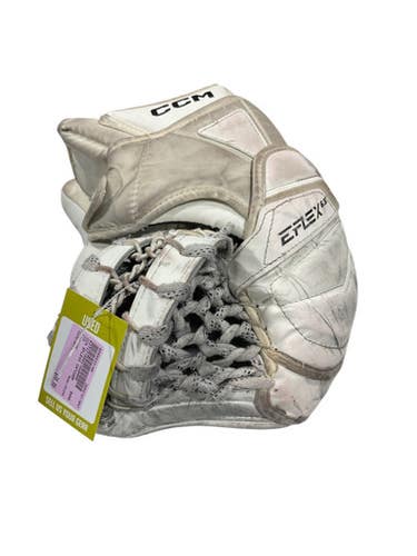 Used CCM EFLEX5 Senior Goalie Catcher White 11847-S000033195