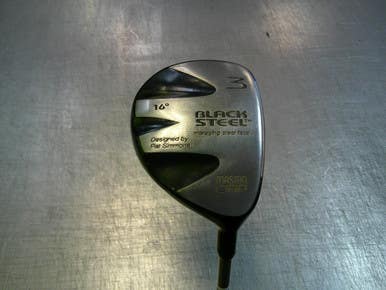Used MasterGrip BLACK STEEL Mens Fairway Wood RH 3 Wood 11339-S000199296