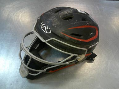 Used Rawlings HELMET Catchers Helmet w/Mask Navy Blue MD 11339-S000198997