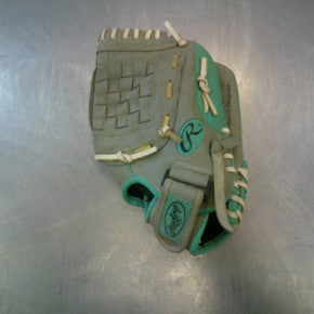 Used Rawlings PLAYER SERIES BB/SB Glove RH Throw Grey 11" 11339-S000199009