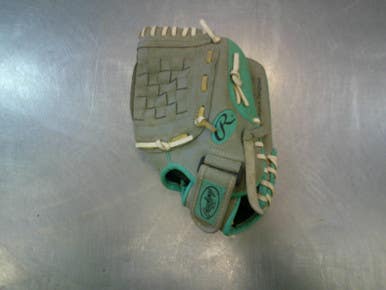 Used Rawlings PLAYER SERIES BB/SB Glove RH Throw Grey 11" 11339-S000199009