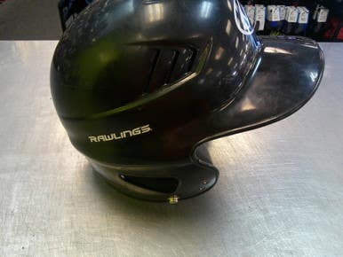 Used Rawlings HELMET Batting Helmet No Mask Black MD 11339-S000199433