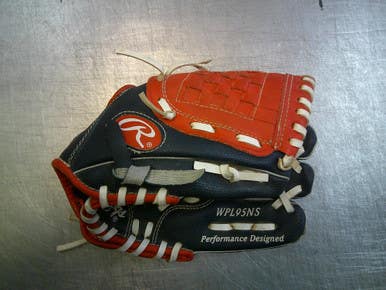 Used Rawlings PLAYER SERIES BB/SB Glove RH Throw Red 9 1/2" 11339-S000199412
