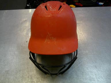 Used Evoshield HELMET Batting Helmet w/Mask Red MD 11339-S000199607