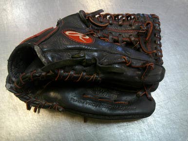 Used Rawlings R9 PRO BB/SB Glove RH Throw Black 11 1/2" 11339-S000199613