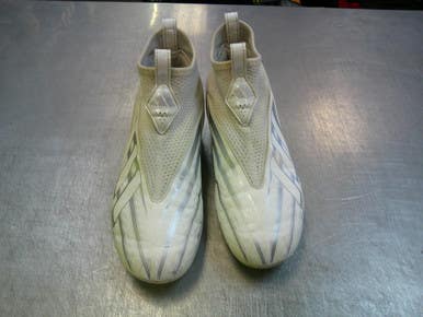 Used Adidas Jr FB Cleats White Junior 05.5 11339-S000199617