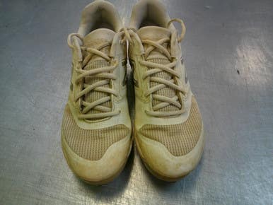 Used New Balance METAL BB/SB Cleats White Junior 06 11339-S000199618