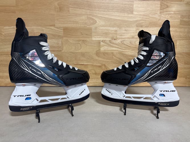 Black 2021 True TF9 Hockey Skates Regular Width Size 5 (New)