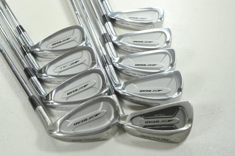 Nicklaus Air Bear Pro Carbon 3-PW,SW Iron Set Right Stiff Flex Steel # 212703