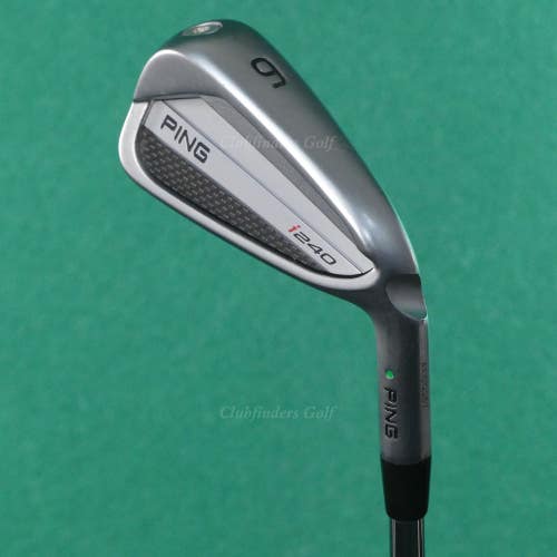 Ping i240 Green Dot Single 6 Iron Dynamic Gold Tour Issue X100 Steel Extra Stiff
