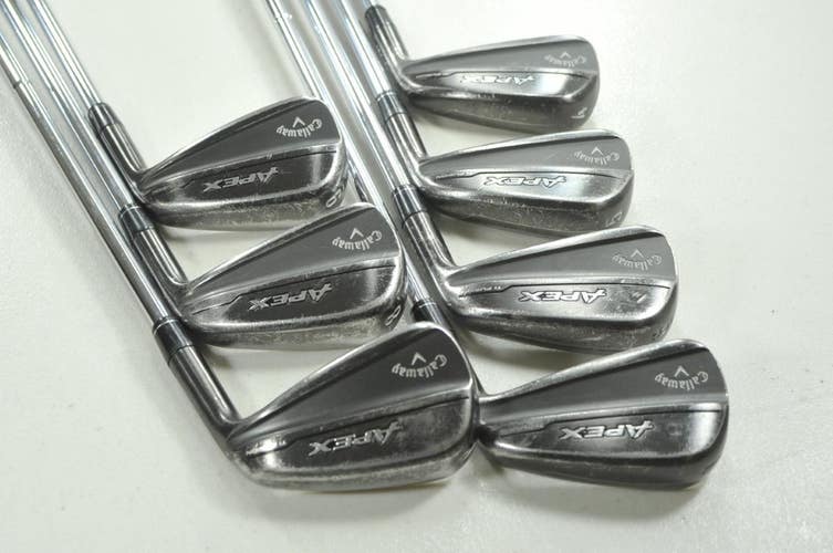 Callaway Apex Ti Fusion 4-PW Iron Set Regular Flex Right DG R300 Steel # 213007