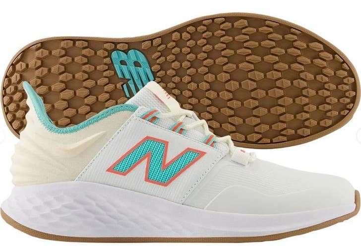 New Balance Womens Fresh Foam ROAV V2 Golf Walking Shoes Size 8 White