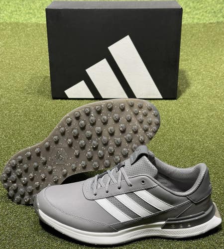 Adidas S2G SL Spikeless Leather Golf Shoes IE3320 Gray/White - Choose Size