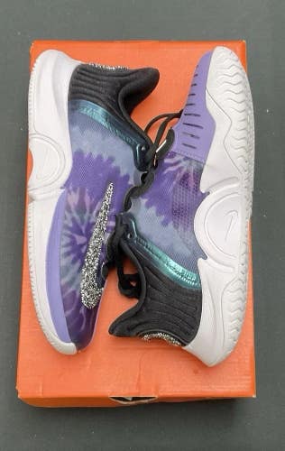 Nike Zoom GP Turbo HC Osaka SWA Womesn Size 6 (Black/White-Dusty Amethyst Noir)