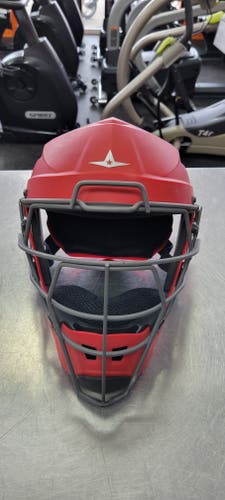 All-Star MVP PRO MVP5 7-71/2 Catchers Helmet w/Mask Red One Size 11497-S000155997