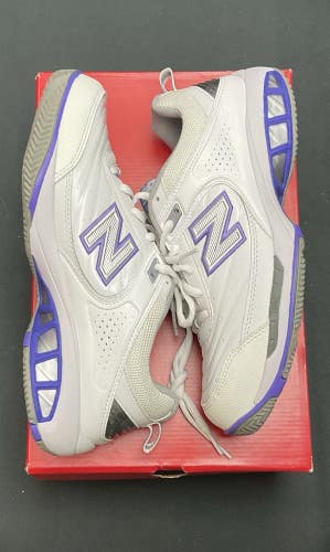 New Balance Womens 806 Size 10.5 Court Shoe (White/White)