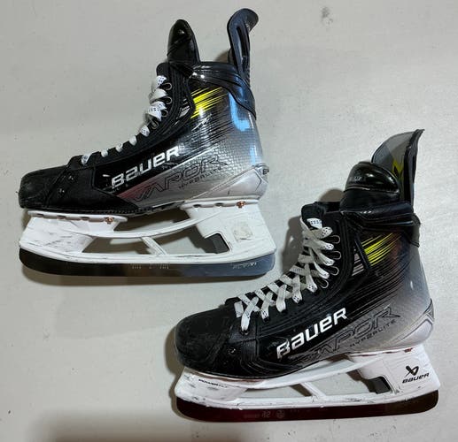 NHL Return Bauer Vapor Hyperlite 2 Pro Stock Size 8.5 Hockey Skates (Used) 57285