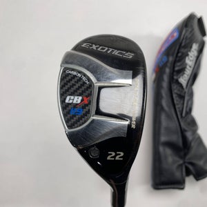 Tour Edge Exotics CBX 119 4 Hybrid 22* Tensei Blue CK Series 70g Senior RH HC