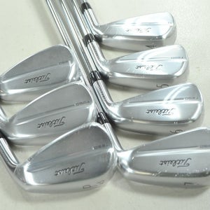 Titleist T250 2025 4-PW Iron Set Stiff Flex Right AMT Black Steel NEW  # 212833