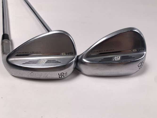 Titleist Vokey SM9 Tour Chrome Wedge Set 56*10 | 60*4 DG Tour X100 XStiff RH