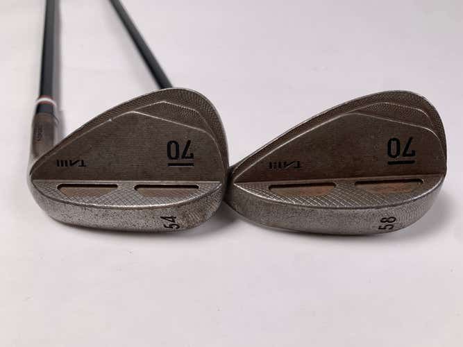 Sub 70 TAIII Forged Raw Wedge Set 54* 58* LA GOLF L Series - 120 WV Wedge RH