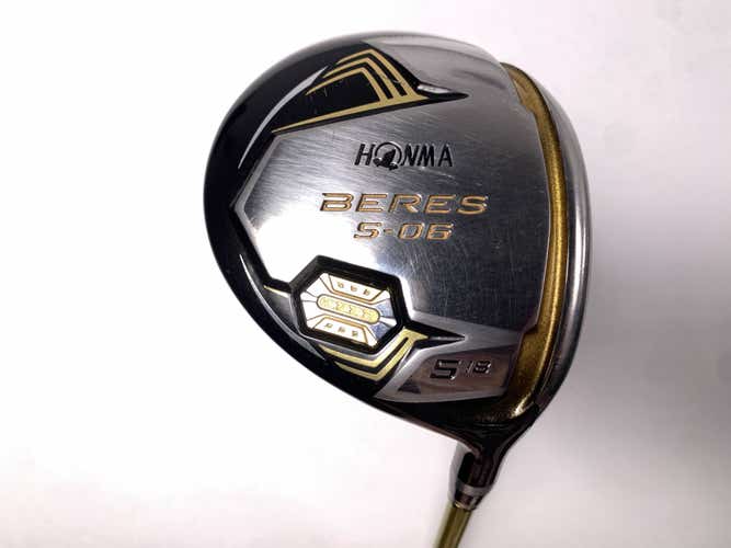 Honma S-06 5 Fairway Wood 18* ARMRQ X 3 Star 47g Regular Graphite Mens RH