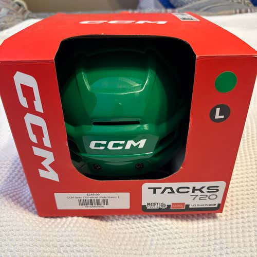 Kelly Green CCM Tacks 720 Helmet | Large (NEW)