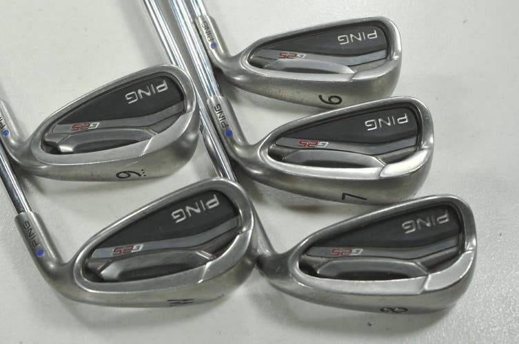 Ping G25 6-W Iron Set Regular Flex Blue Dot Right CFS Steel # 212004