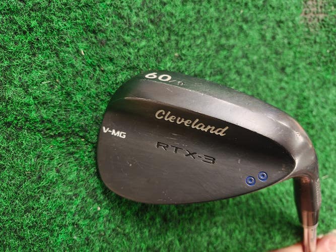 Cleveland RTX-3 V-MG Black Lob Wedge LW 60 Degree 60.09