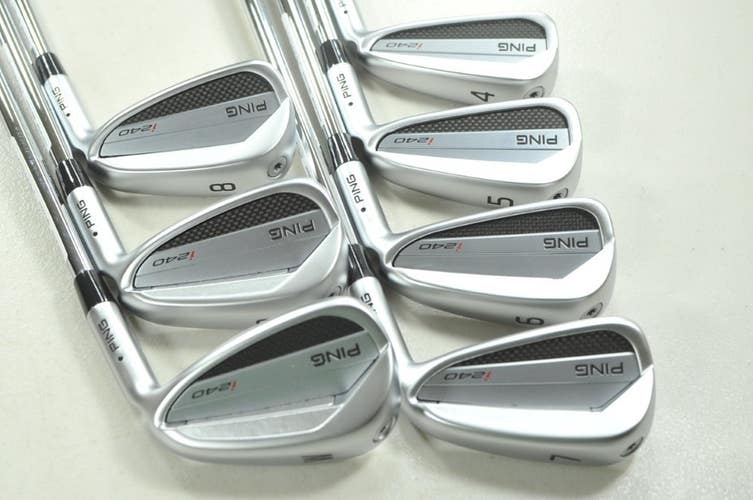 Ping i240 4-W Iron Set Stiff Flex Black Dot RH NS Pro Modus3 Tour Steel #212832