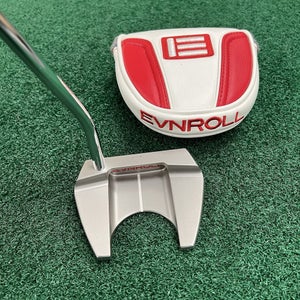 Evnroll ER5v Inline Slant Hatchback Mallet Black Pistol Putter 35.5" w/HC MRH
