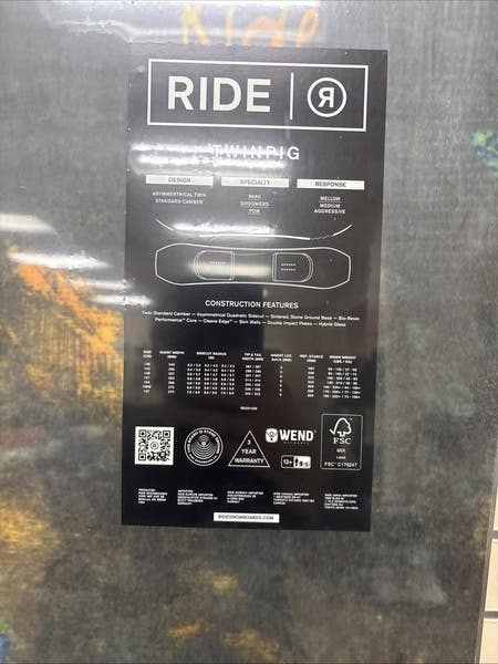 Ride Twinpig 154cm Twin Board NEW 25/26!!! | SidelineSwap | Buy