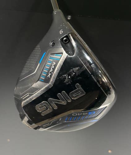 Ping G440 MAX Driver 9* X-Stiff HZRDUS RDX Smoke 75g LH Used