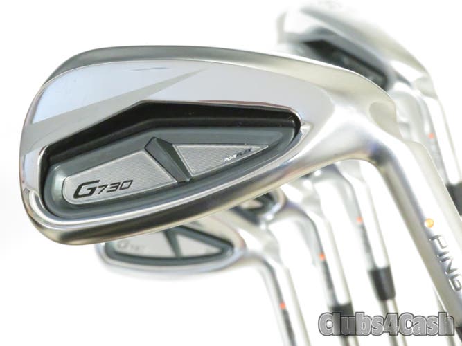 PING G730 Irons Orange Dot Aerotech SteelFiber i70cw Regular 6-P+Uw