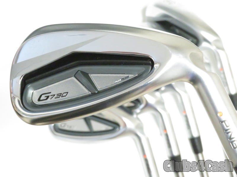 PING G730 Irons Orange Dot Aerotech SteelFiber i70cw Regular 6-P+Uw