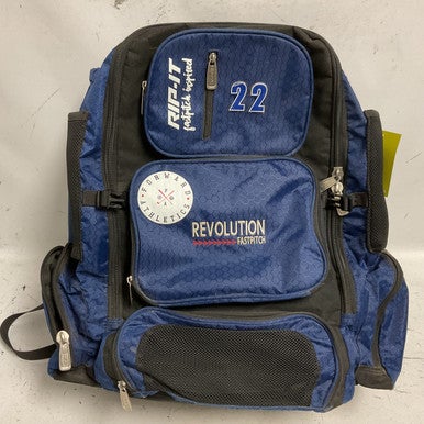 Used RIP-IT FASTPITCH BAG BB/SB Player Carry Bag Navy Blue 11855-S000200087
