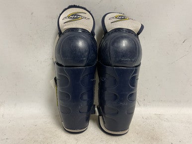 Used Easton SYNERGY Junior Shin Guards Navy Blue 10" 11855-S000200076