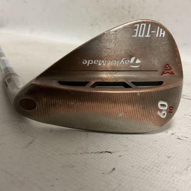 Used Taylormade HI-TOE MG Golf Wedge Mens RH Brown 60 Degree 11855-S000200065