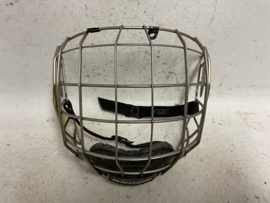 Used Bauer FM7500 Hockey Wire Mask Silver MD 11855-S000200061