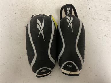 Used Reebok 10K Senior Elbow Pads White/Black/Navy LG 11855-S000200036